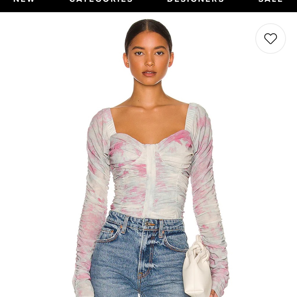 Free people All Night Top in Cloud Combo
